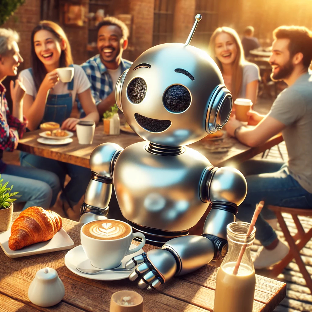 Morning talk at Republikken Community breakfast about the use of AI with members.