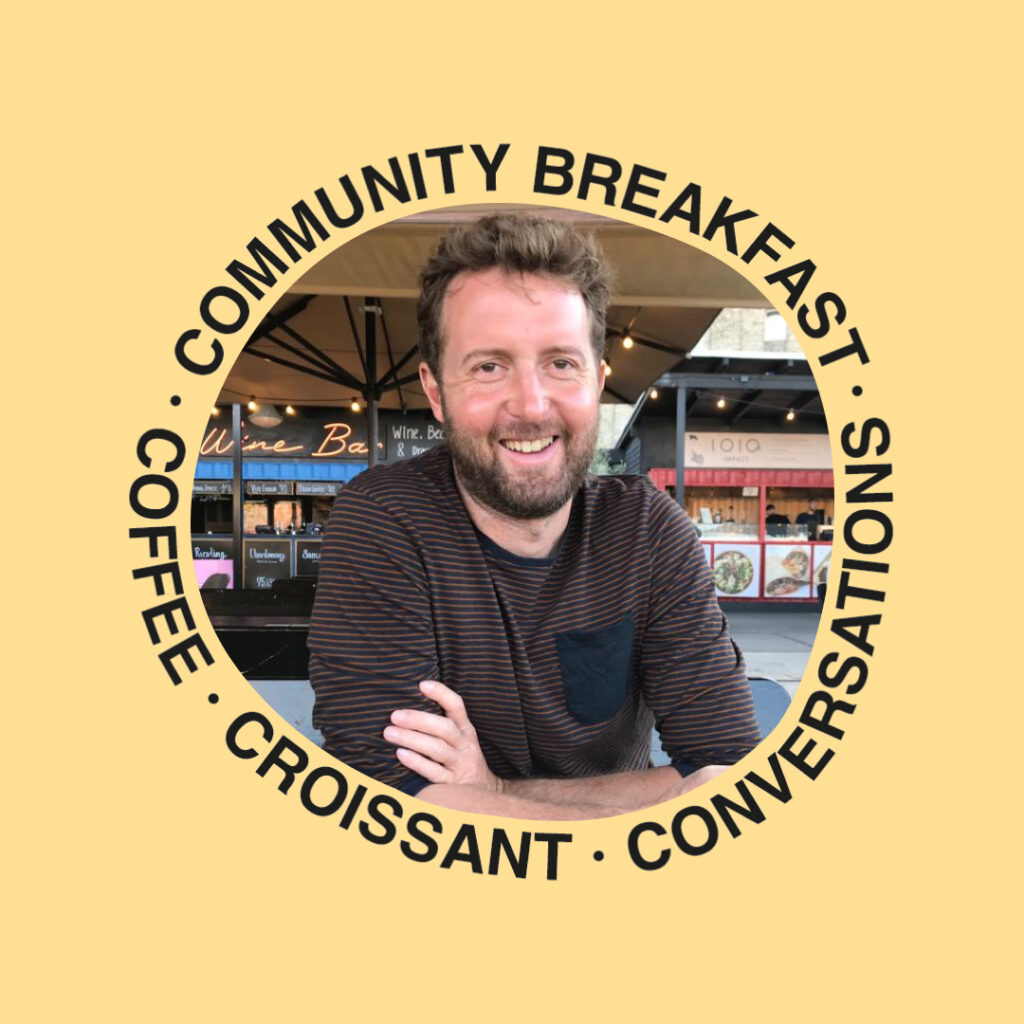 David Owen at community breakfast here at Republikken