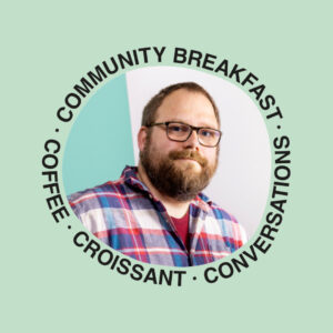 Magnus Ravn Åxman at Community Breakfast