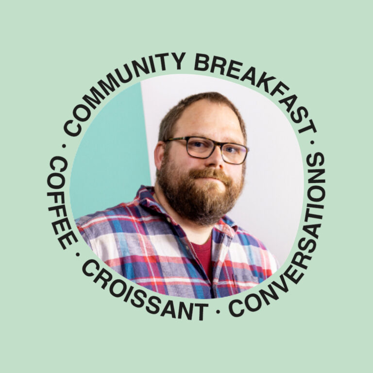 Magnus Ravn Åxman at Community Breakfast