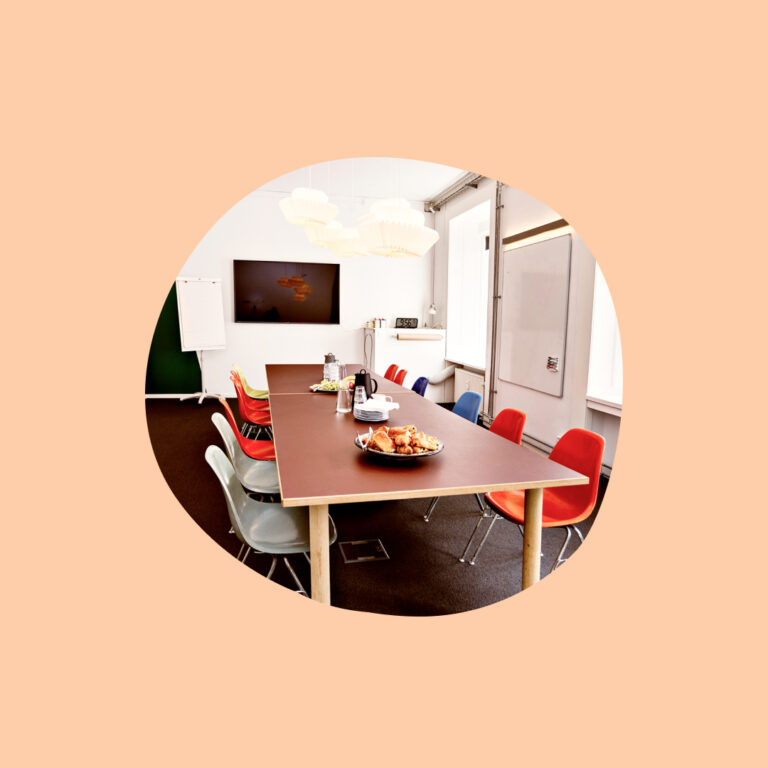 Meeting Room 5 in circle view at Republikken Coworking Space