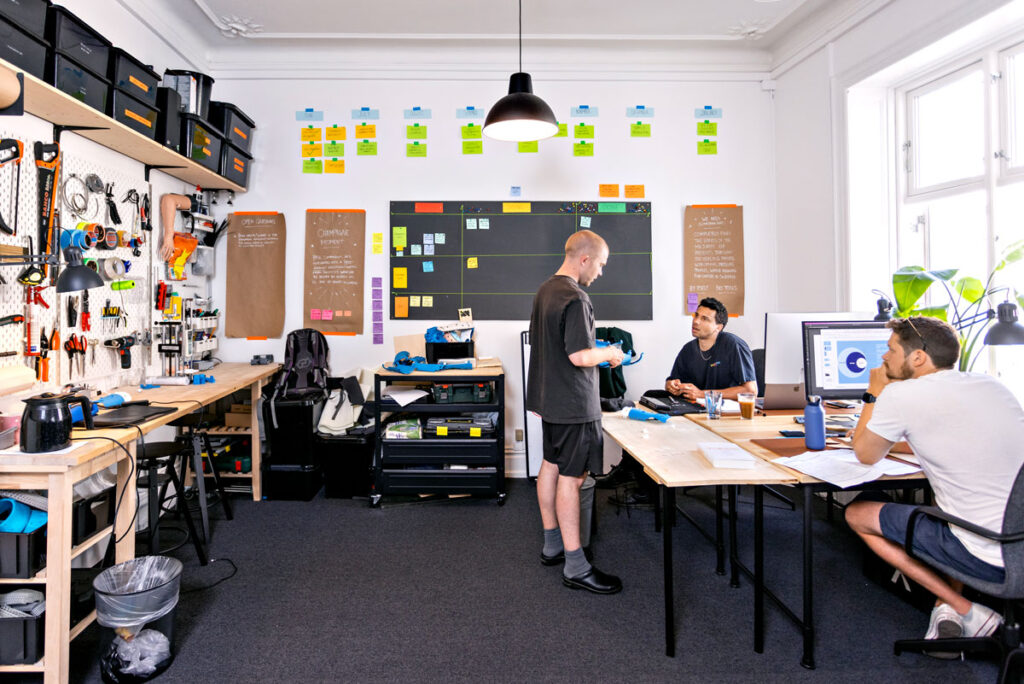 Photo of people in a medium sized office
